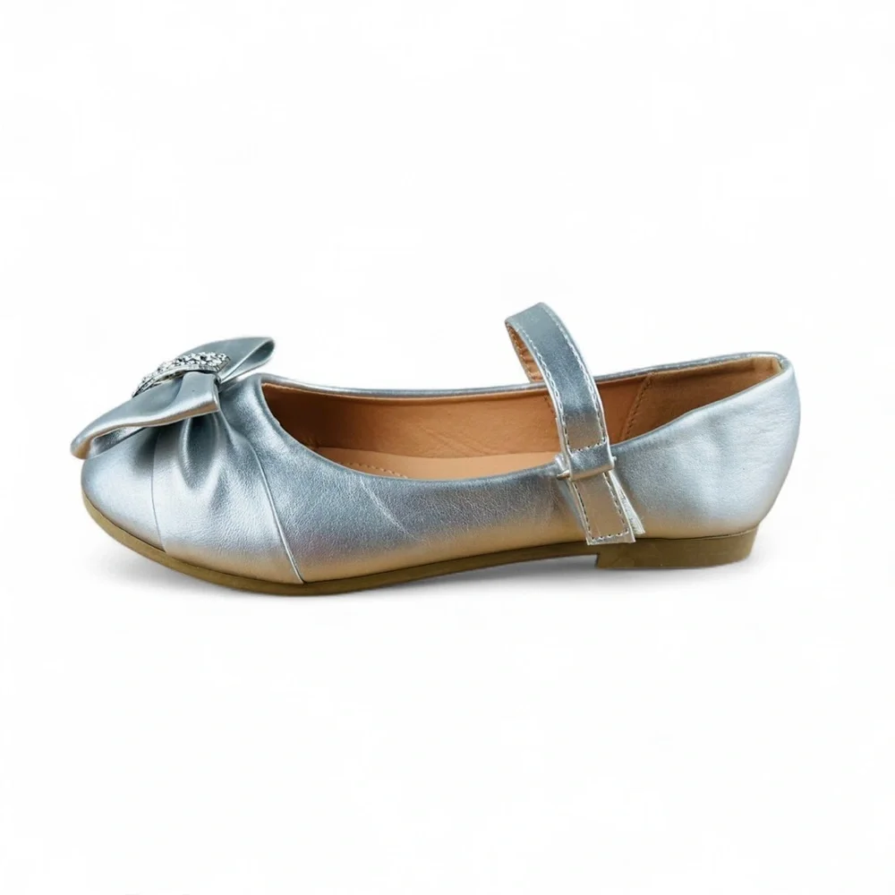 CHILDREN'S BALLERINA FLATS (EVANA) - Picture 6 of 6